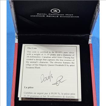 2010- $15 Canadian 31.39 grams of .9999 Pure Silver Special Issue Series - RCM