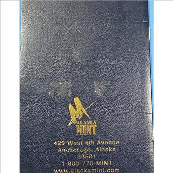 1.55 gram Natural Alaskan Gold Nugget in Presentation Folio w/ COA from Nome Alaska Mine