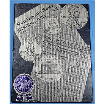 Collectible Numismatic News 30th Year Commemorative Medals and Uncirculated Wheat Cent Set from 1952-1982 in Tri Fold Booklet  - Super Low Starting Bid! NO RESERVE!
