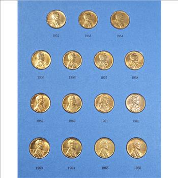 Collectible Numismatic News 30th Year Commemorative Medals and Uncirculated Wheat Cent Set from 1952-1982 in Tri Fold Booklet  - Super Low Starting Bid! NO RESERVE!