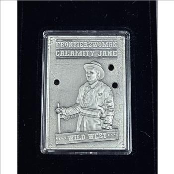 ~RARE~ 2024 Calamity Jane .999 Silver Art Bar in Presentation case w/ COA 