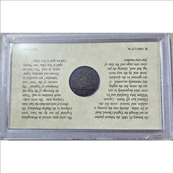Very Collectible Better Grade Gardner Shipwreck East Indies Coin in Plastic Display
