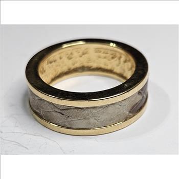 Sterling Silver Vermeil Band Ring