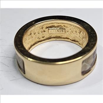 Sterling Silver Vermeil Band Ring