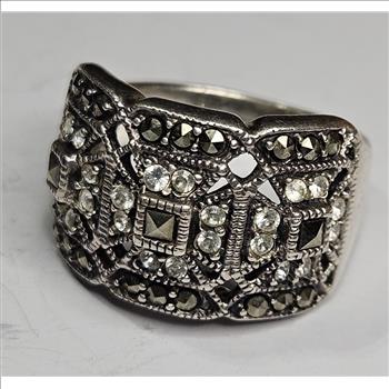 Sterling Silver Marcasite Ring