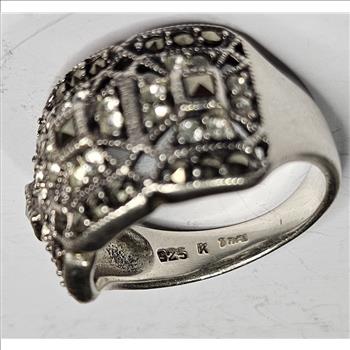 Sterling Silver Marcasite Ring