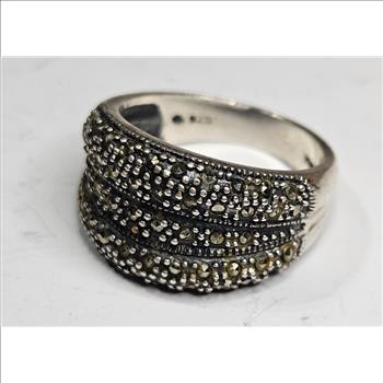 Sterling Silver Marcasite Ring