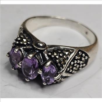 Sterling Silver Amethyst Ring