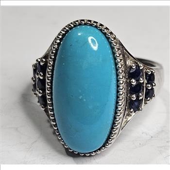 Sterling Silver Turquoise Color Ring