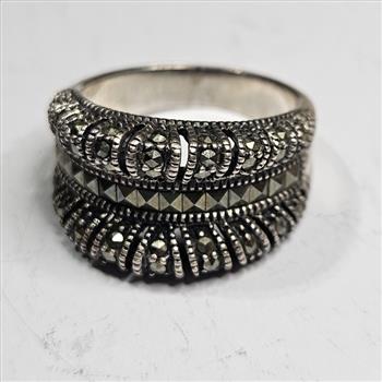 Sterling Silver Marcasite Sterling Ring