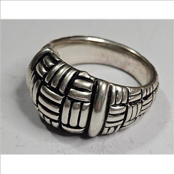 Sterling Silver Pattern Ring