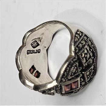 J/J Sterling Silver Gemstone Ring