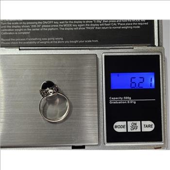 Sterling Silver Cabachon Fashion Ring
