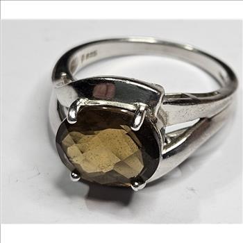 Sterling Silver Fashion Gemstone Ring
