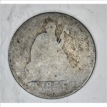 1852 Liberty Seated Quarter Coin - Better Date 