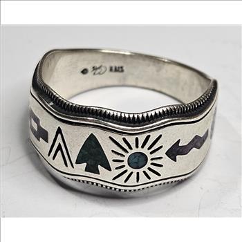 Sterling Silver Native American Design Ring