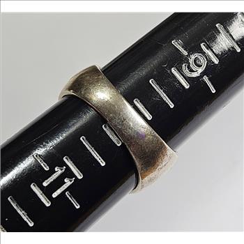 Sterling Silver Chip Inlay Ring