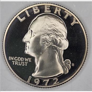 1972 s Washington Quarter Proof- USA Coin