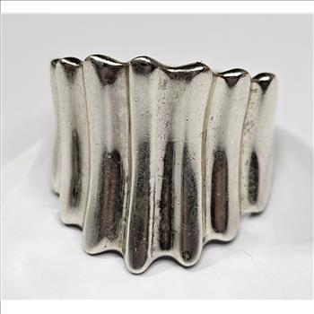 Sterling Silver Shield Style Ring