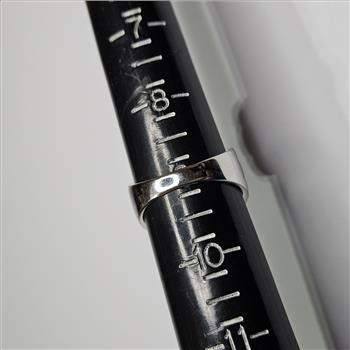 Sterling Silver Ring with CZ Insert Accents