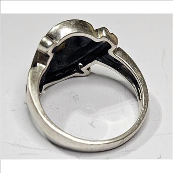 Sterling Silver Ring w/ Chalcedony Stone