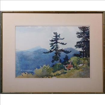 Winslow Homer: North Woods Club, Adirondacks