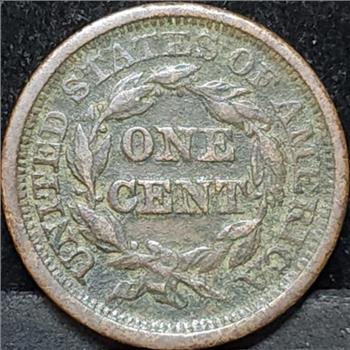 1844 US Large Cent - High Grade Coin