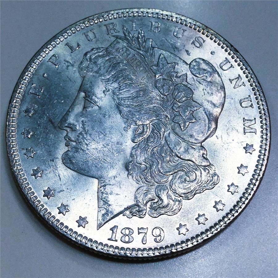 1879 Uncirculated Morgan Silver Dollar Beautiful Coin