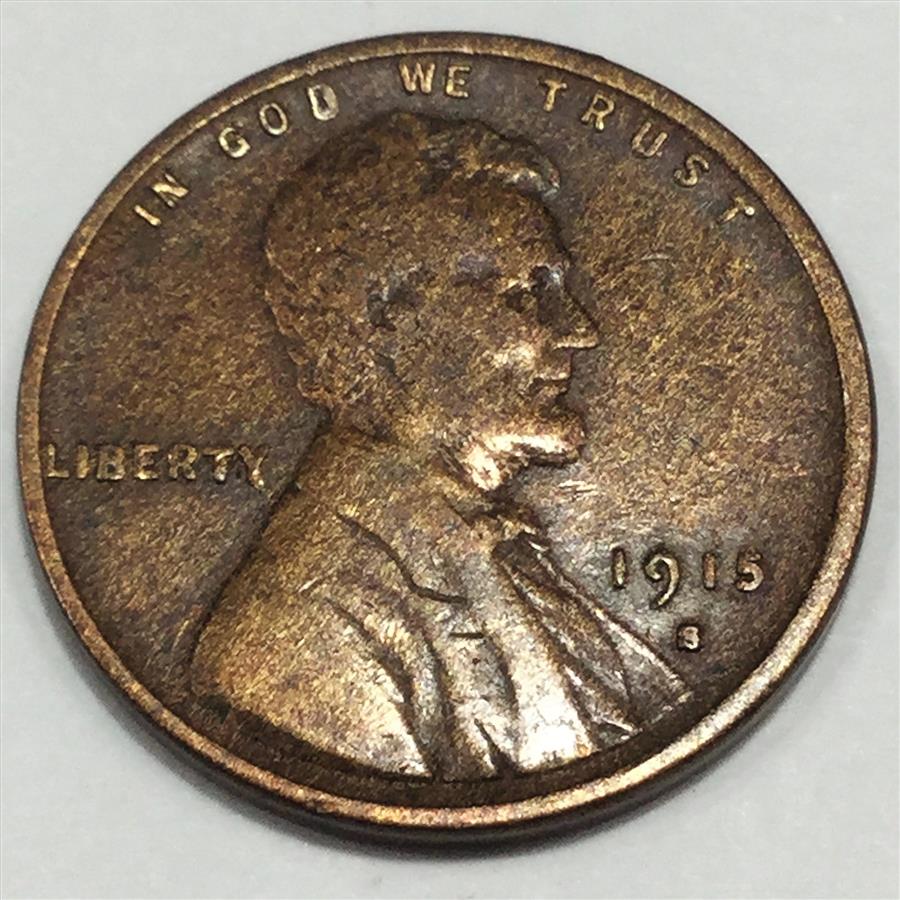 1915-S Lincoln Wheat Cent Penny Beautiful Coin Rare Date 