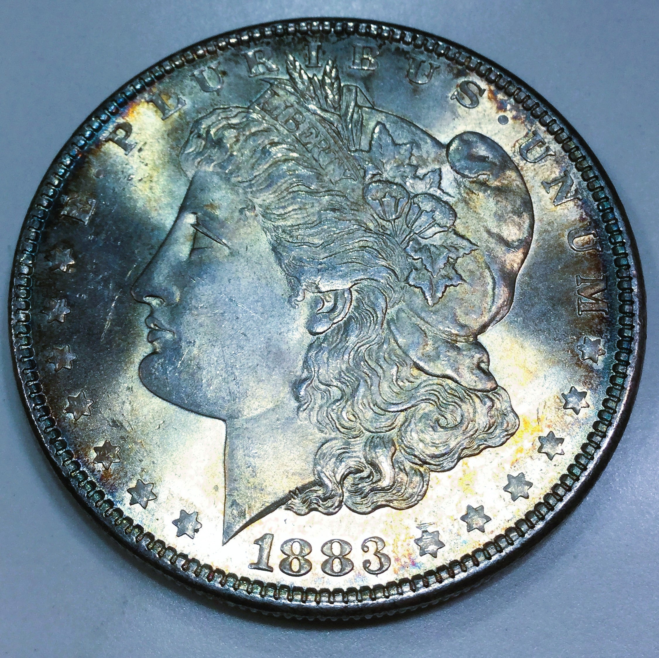 1883 Gem Uncirculated Morgan Silver Dollar Beautiful Coin