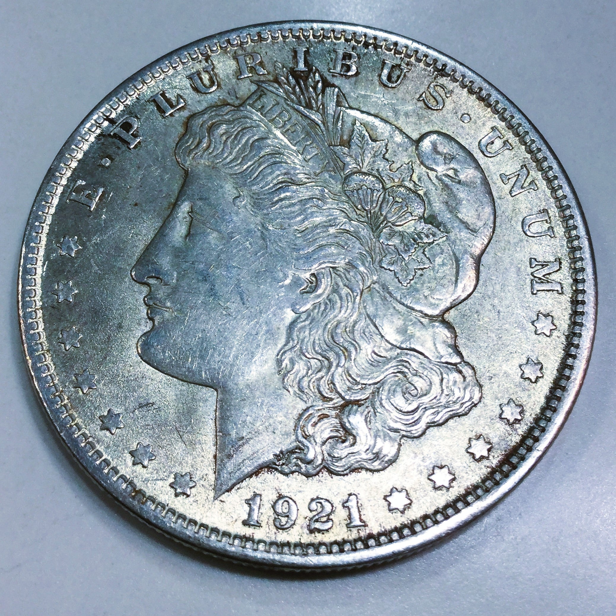 1921 AU/BU Morgan Silver Dollar Beautiful Coin