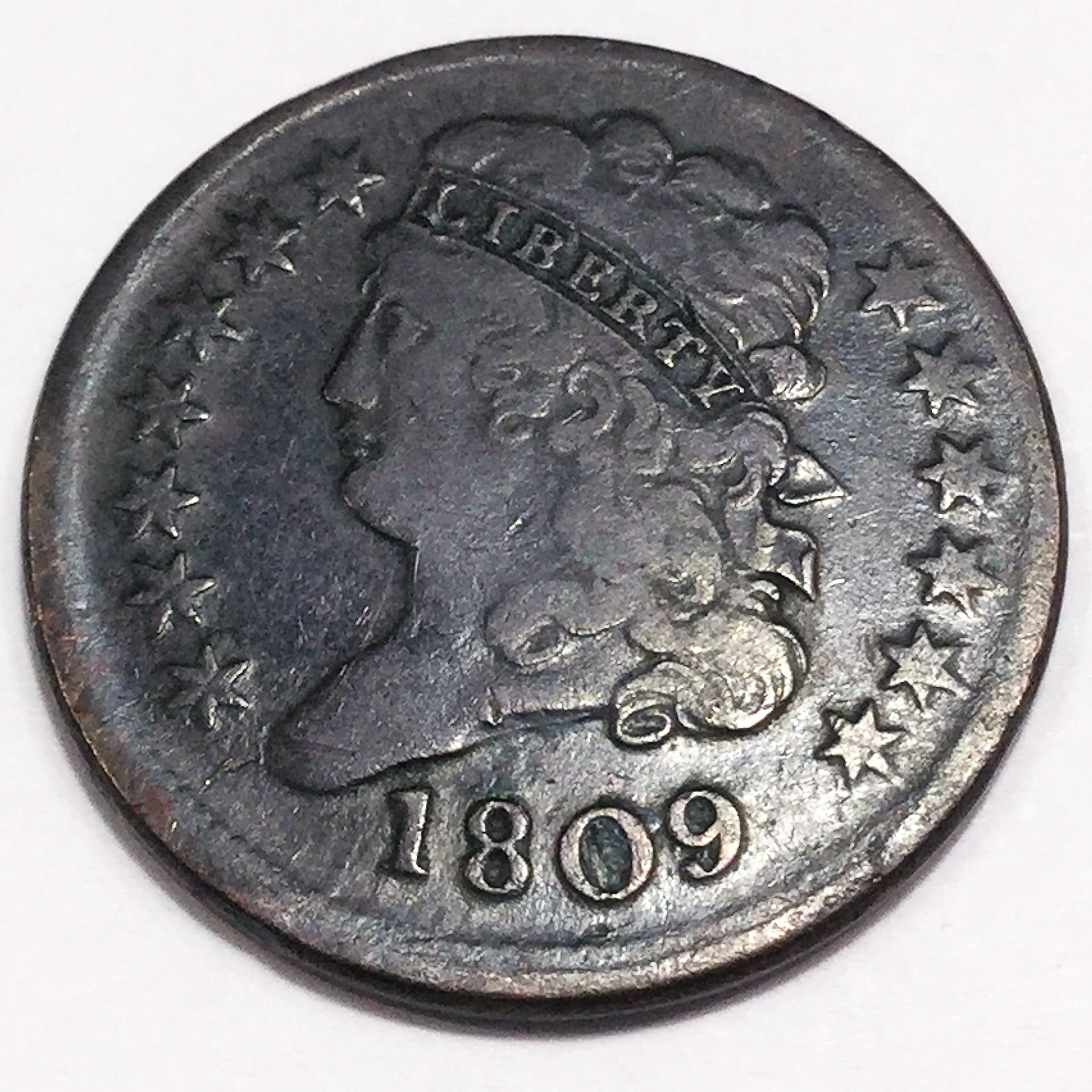 1809 Classic Head Half Cent Beautiful Coin 