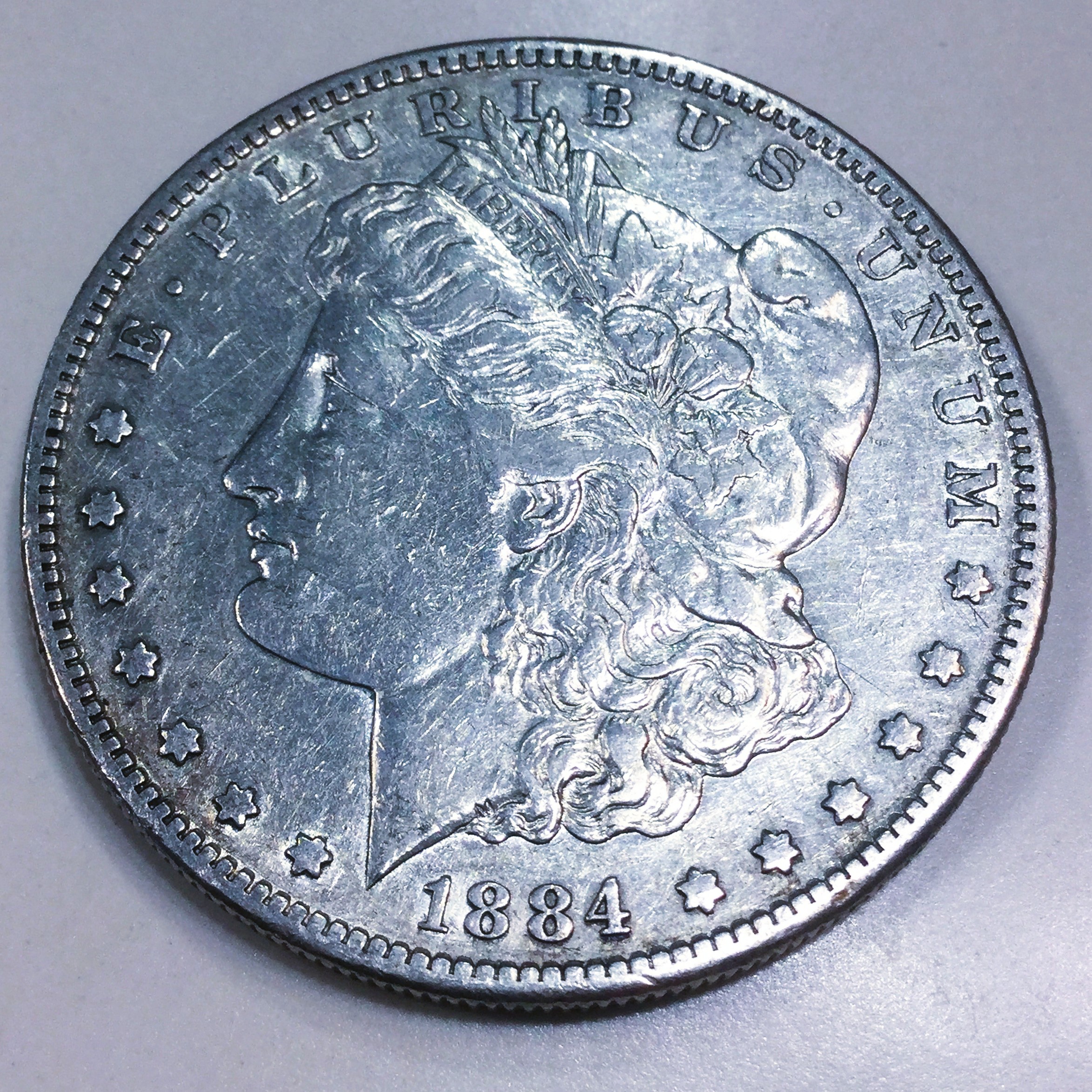 1884-S Morgan Silver Dollar Beautiful High Grade Coin Rare Date