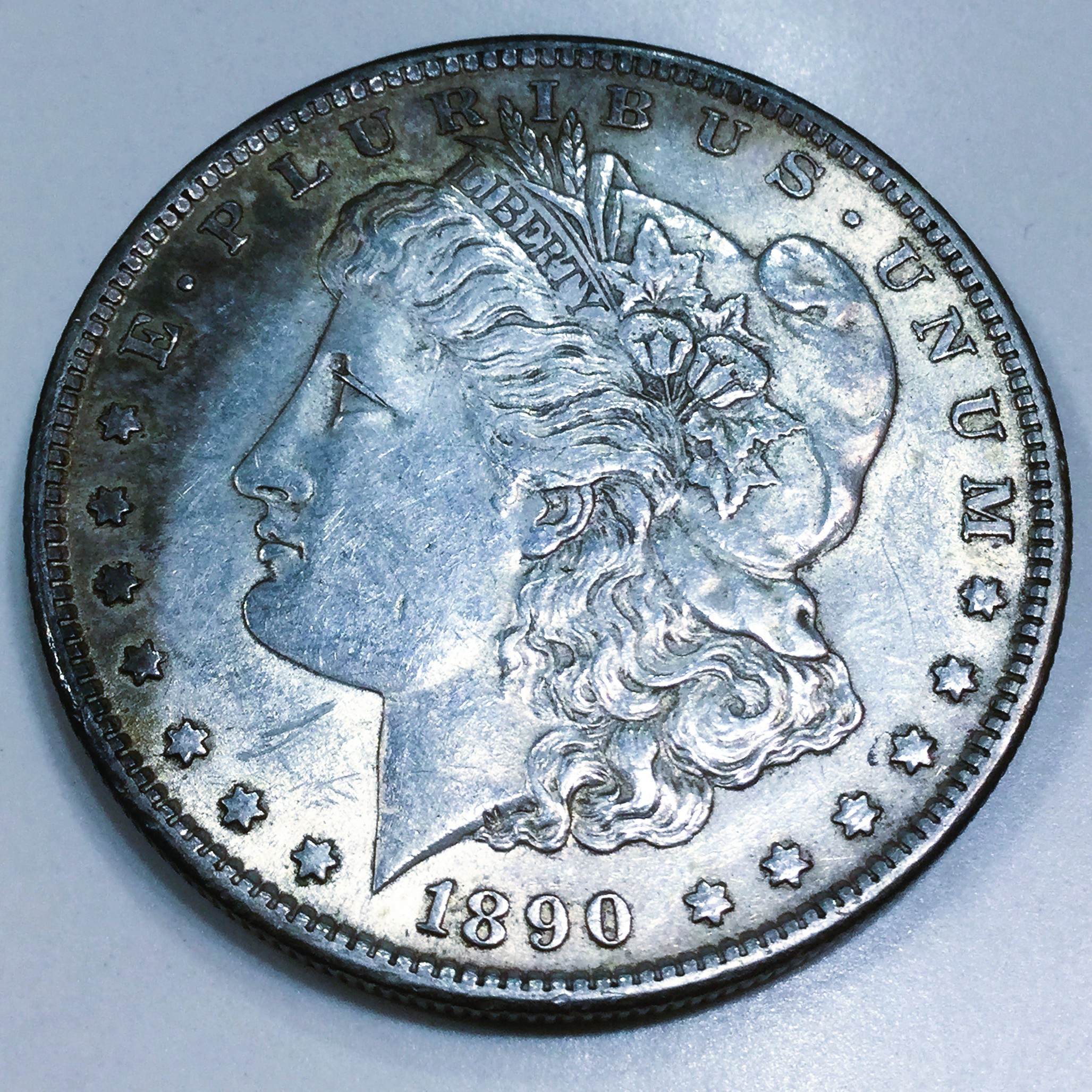 1890-S Morgan Silver Dollar Beautiful High Grade Coin Rare Date ...