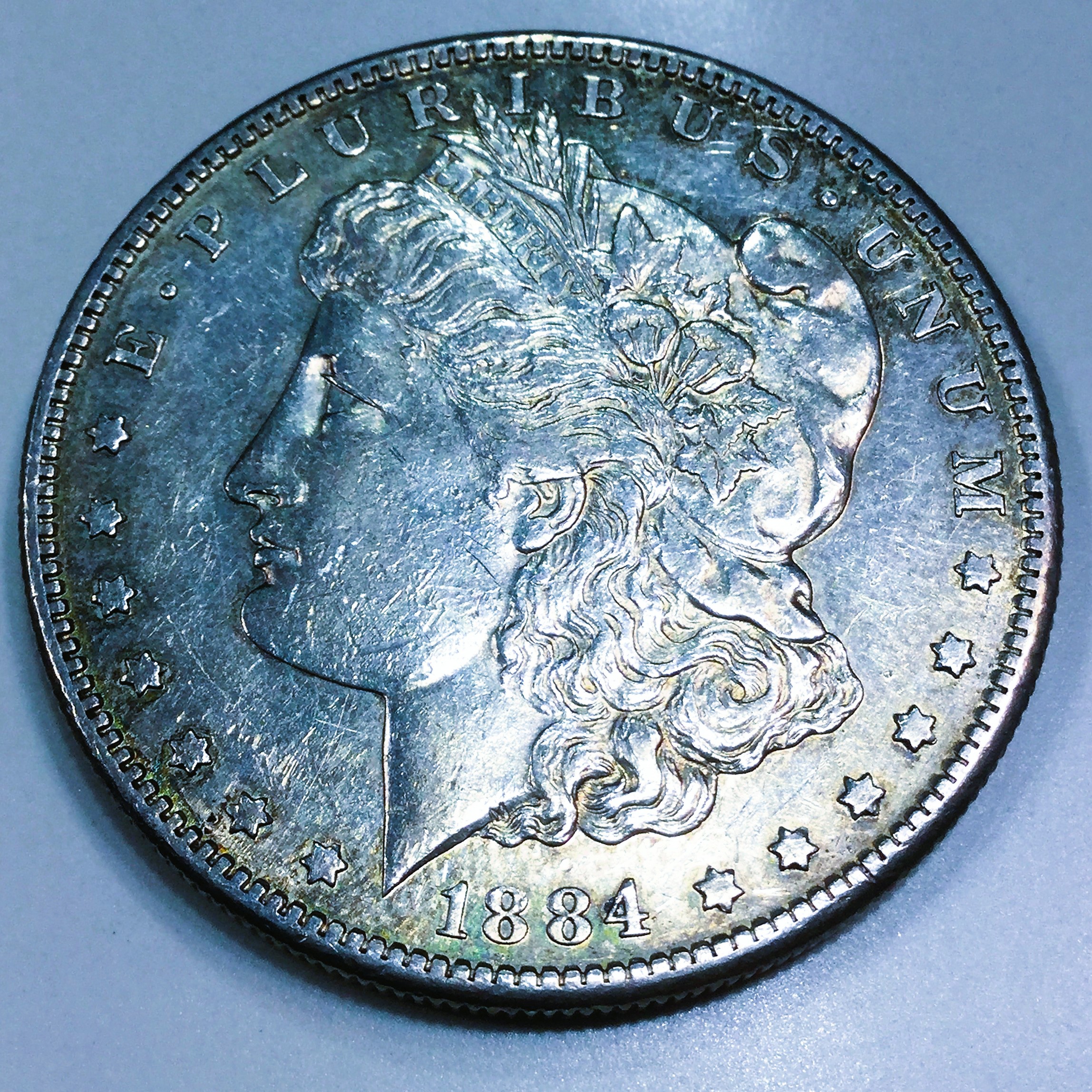 1884-S AU/BU Morgan Silver Dollar Beautiful Coin Rare Date | Property Room