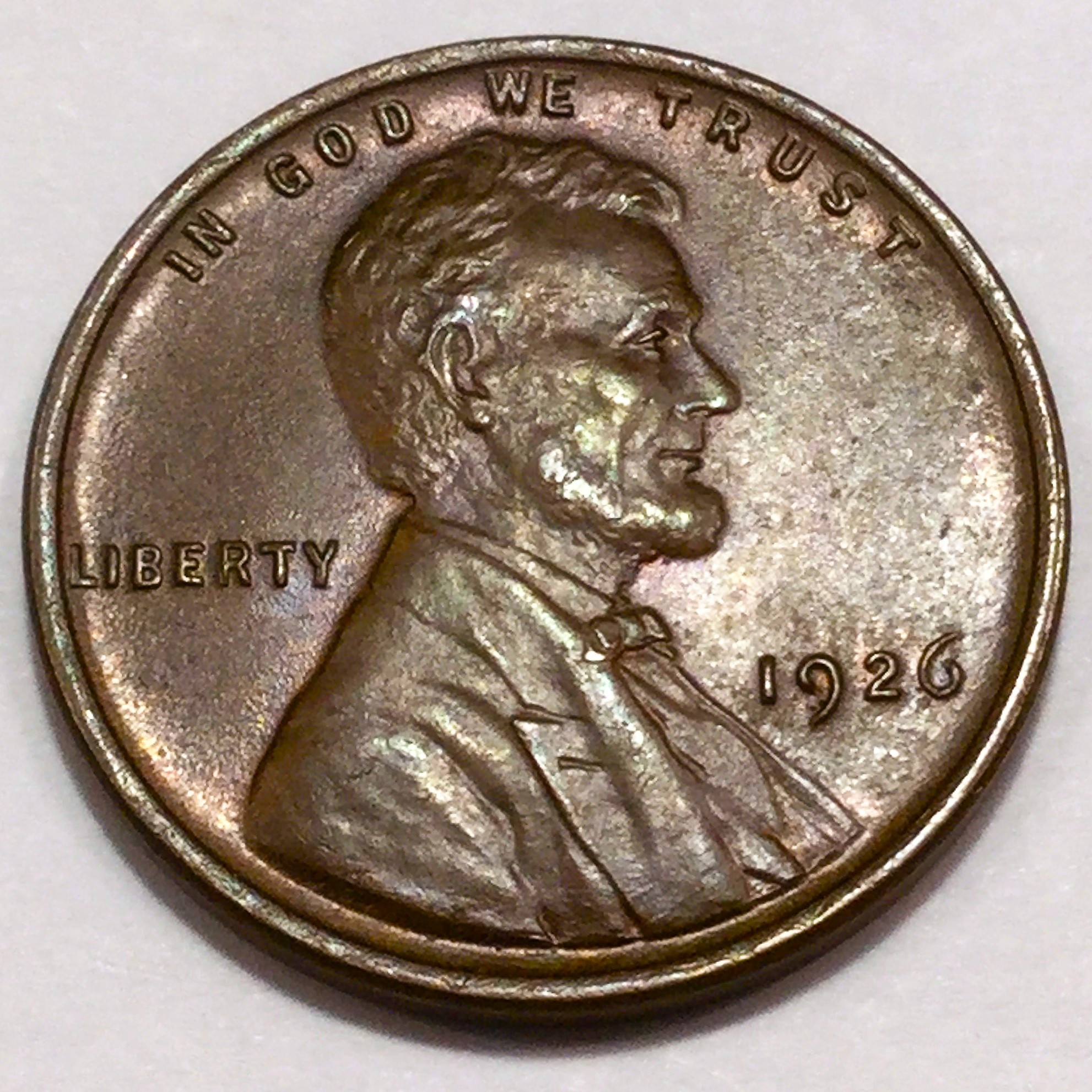 1926 Uncirculated Lincoln Wheat Cent Penny Beautiful Coin