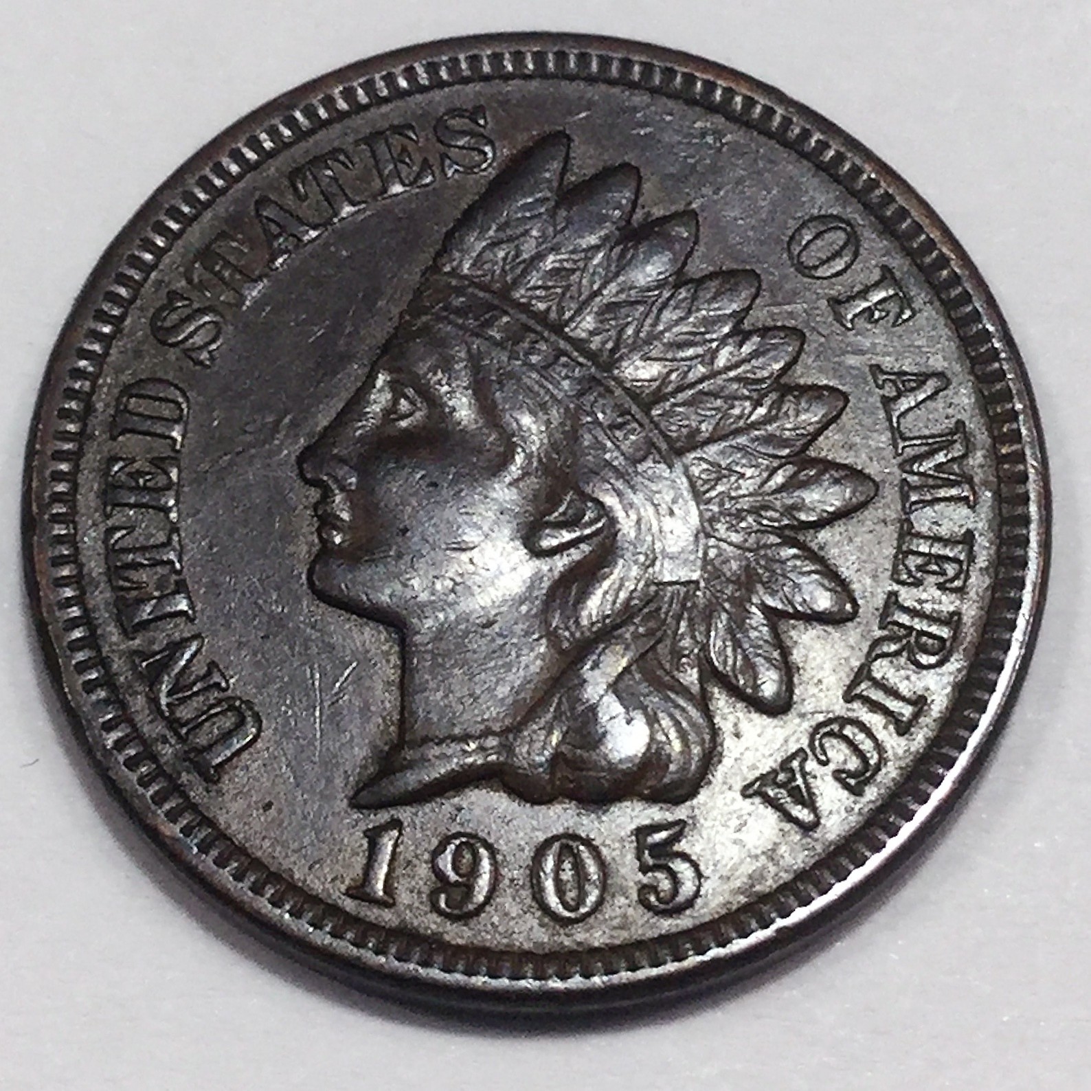 1905 Indian Head Penny Beautiful High Grade Coin 