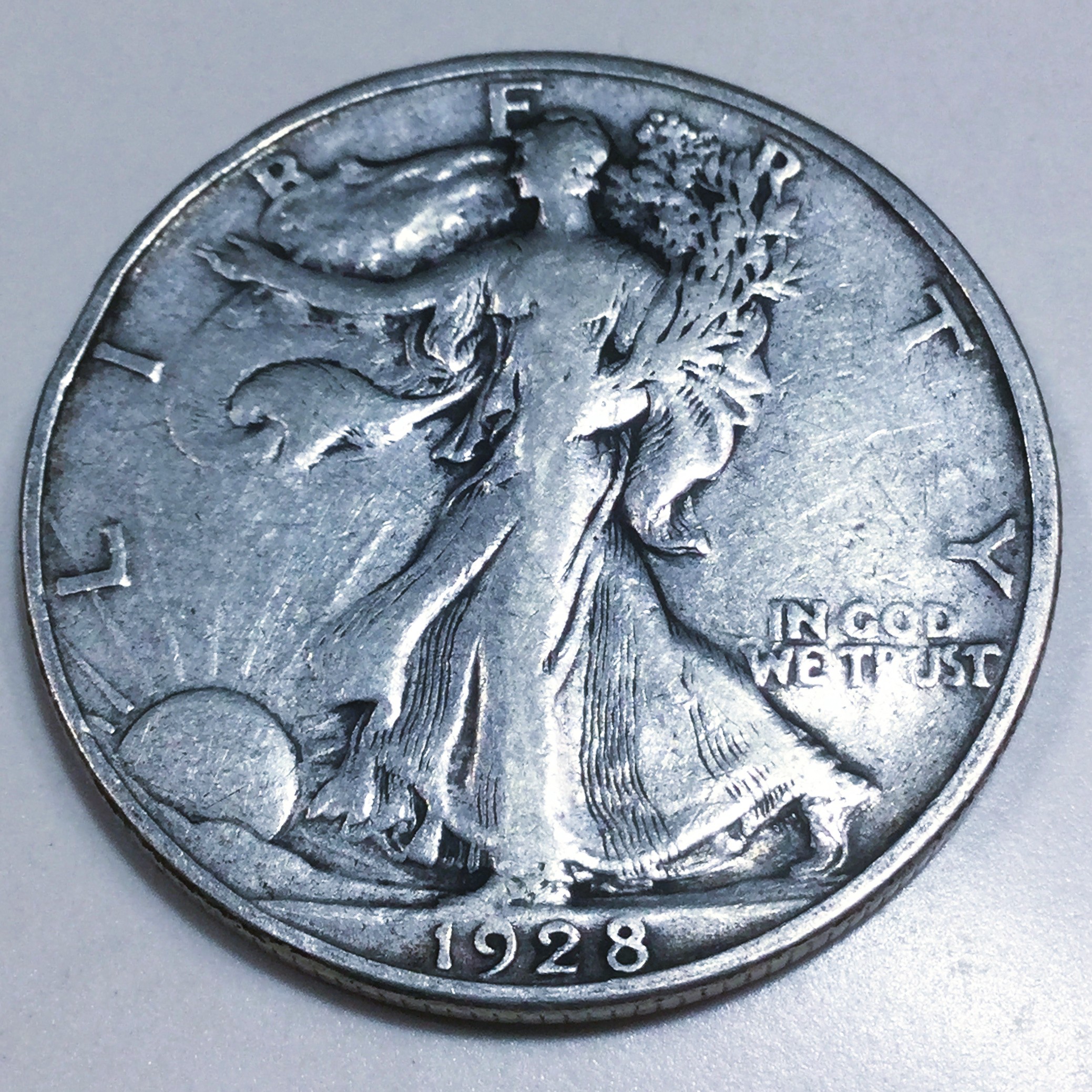 1928-S Walking Liberty Half Dollar Beautiful High Grade Coin Rare Date 