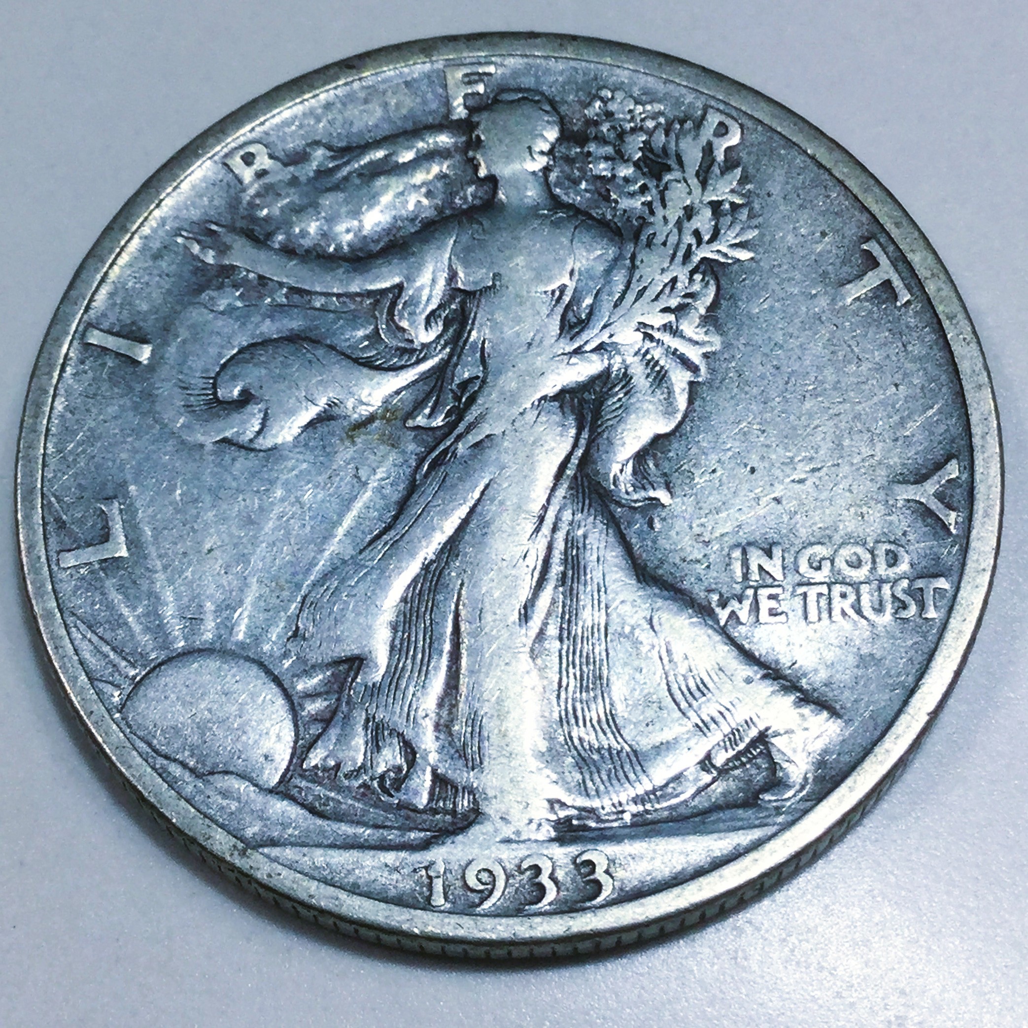 1933-S Walking Liberty Half Dollar Beautiful Coin 