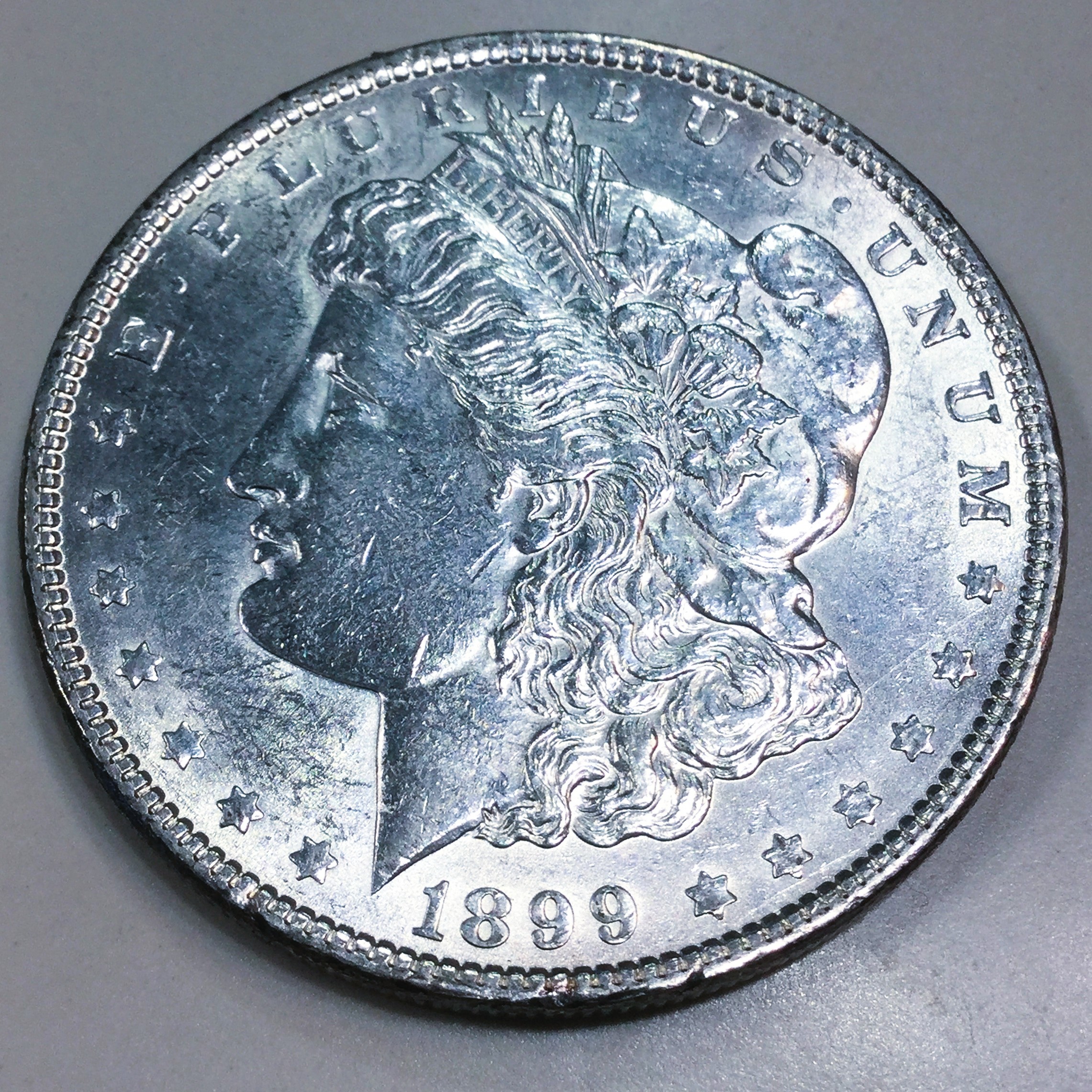 1899 AU/BU Morgan Silver Dollar Beautiful Coin Rare Date 