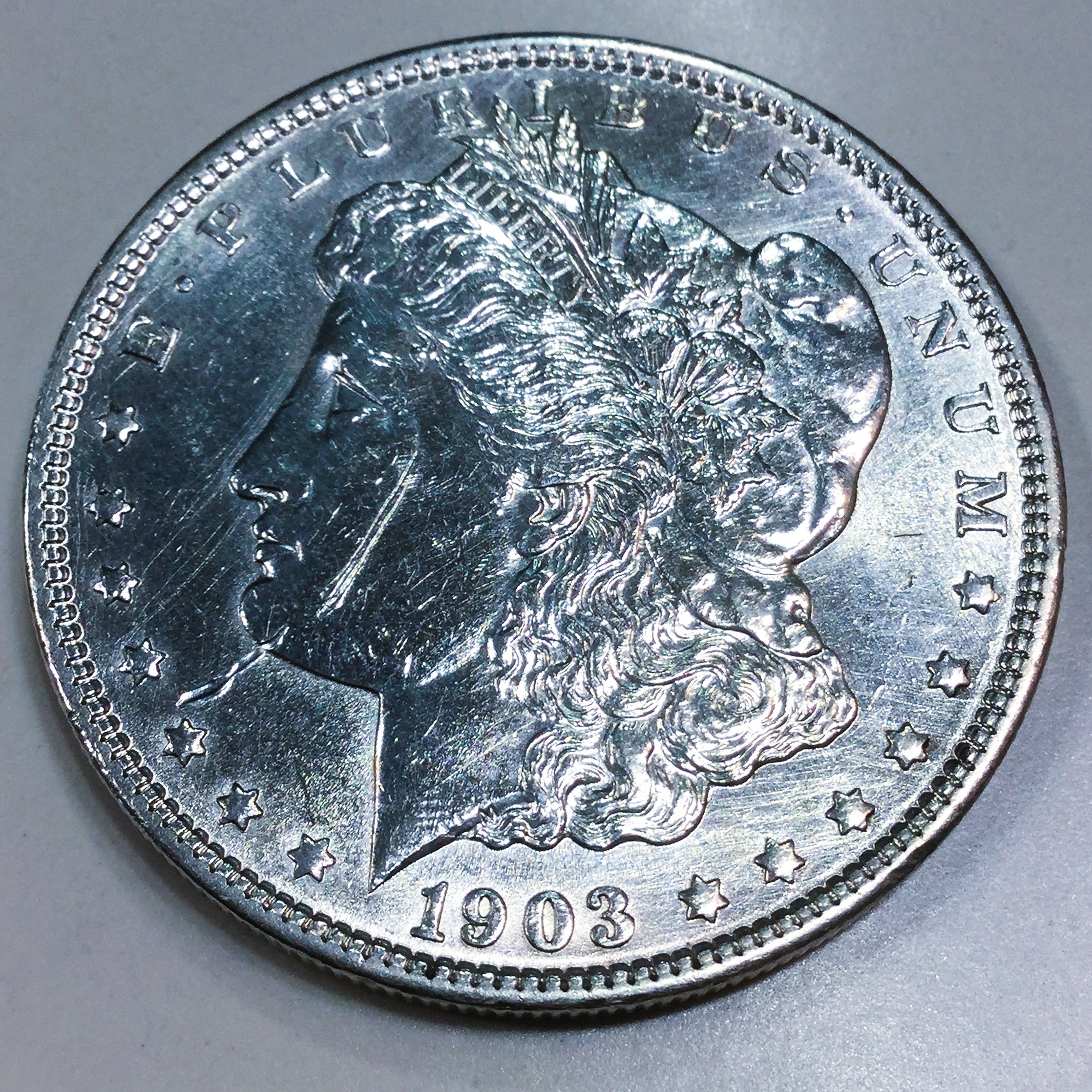 1903 AU/BU Morgan Silver Dollar Beautiful Coin Rare Date 