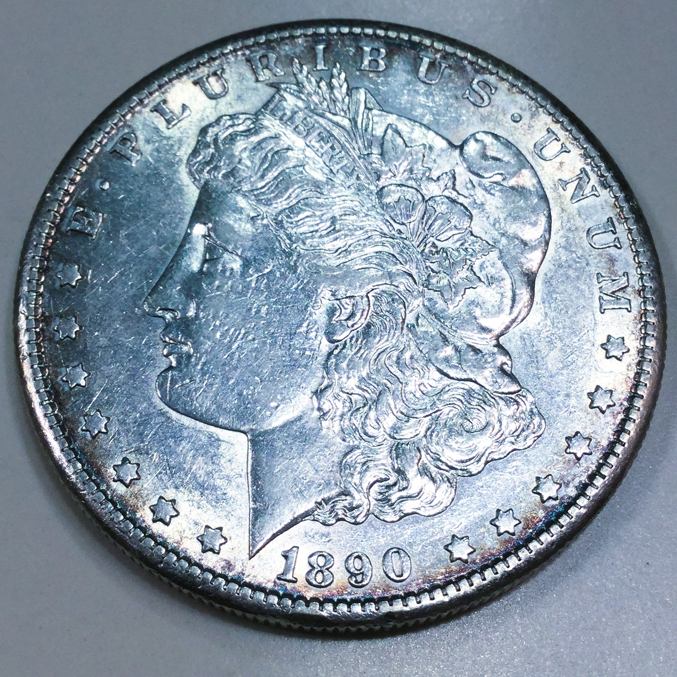 1890-S AU/BU Morgan Silver Dollar Beautiful Coin Rare Date