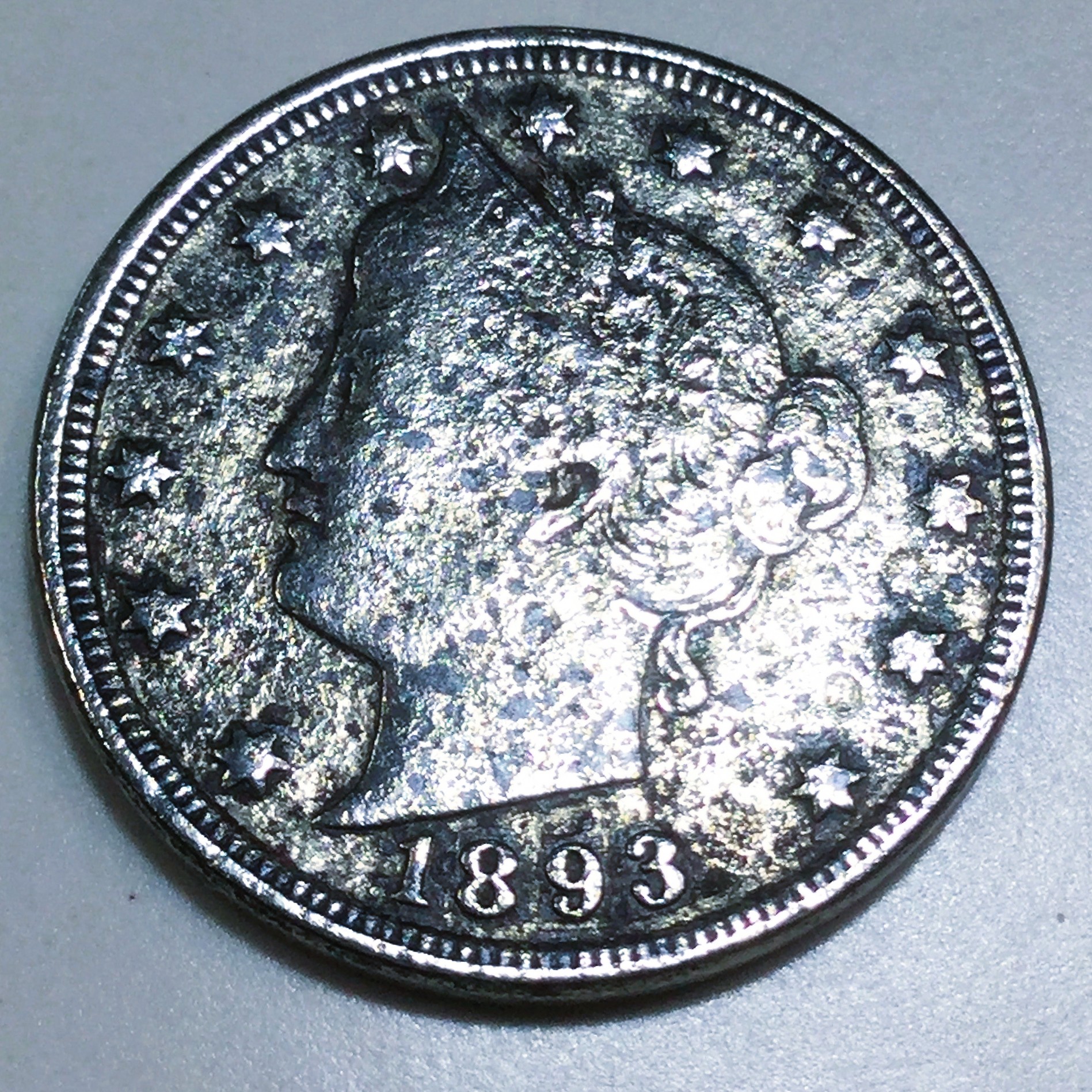 1893 Liberty V Nickel Beautiful High Grade Coin