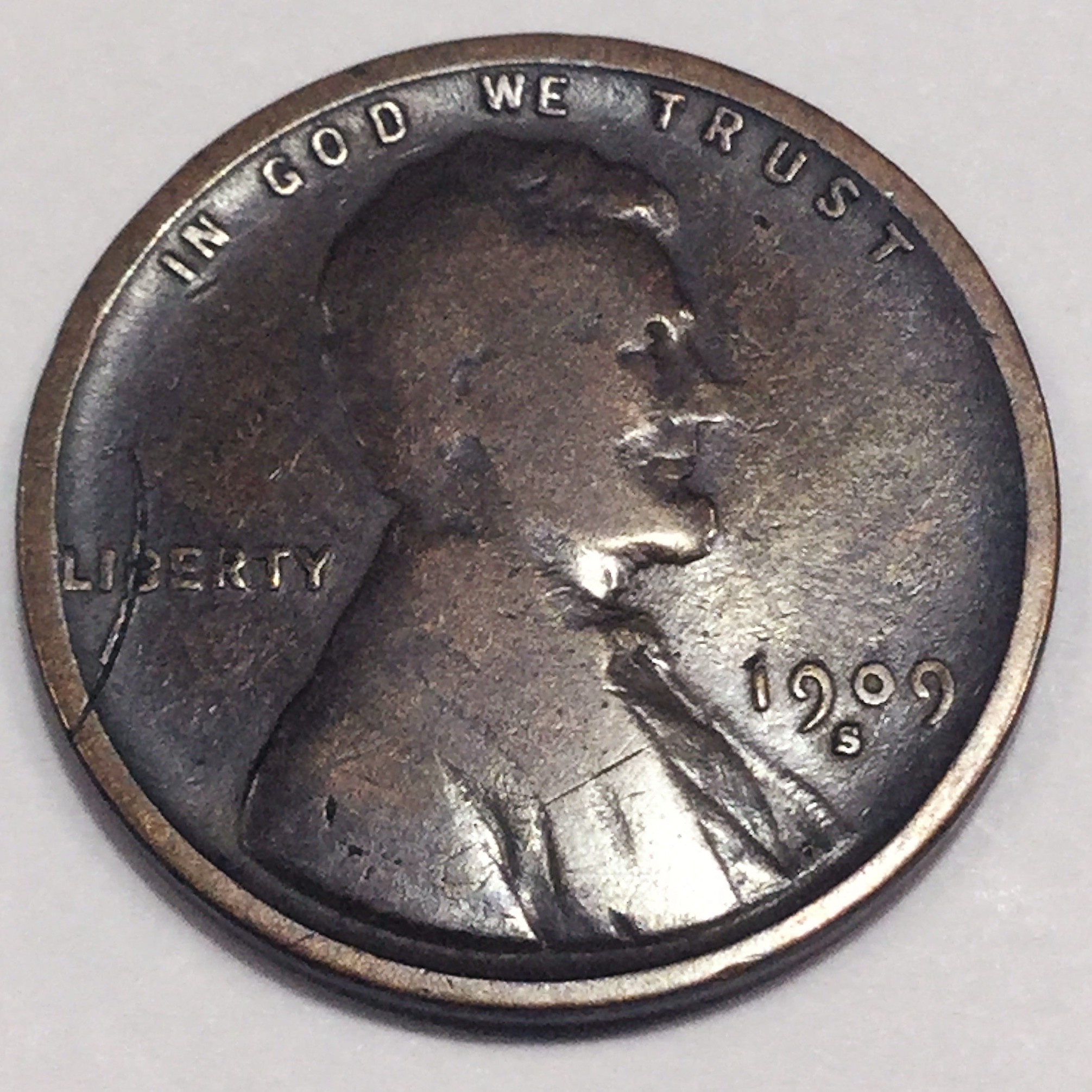 1909-S Lincoln Wheat Cent Penny Beautiful Coin Rare Date 