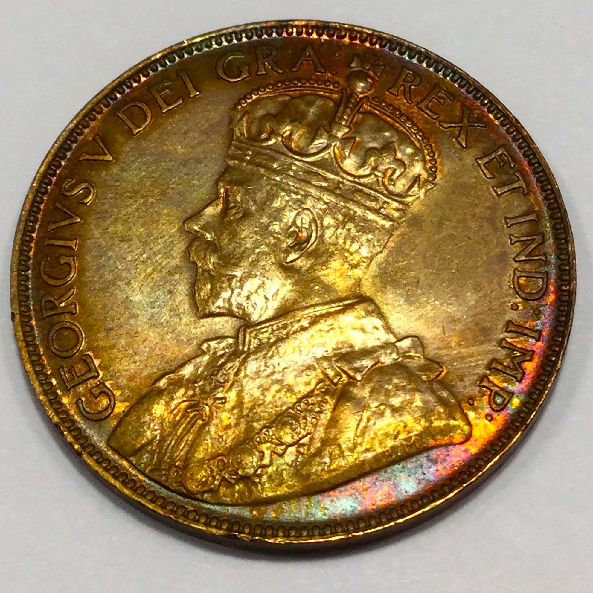 1920 Gem Uncirculated Red Canada Large Cent Beautiful Coin 