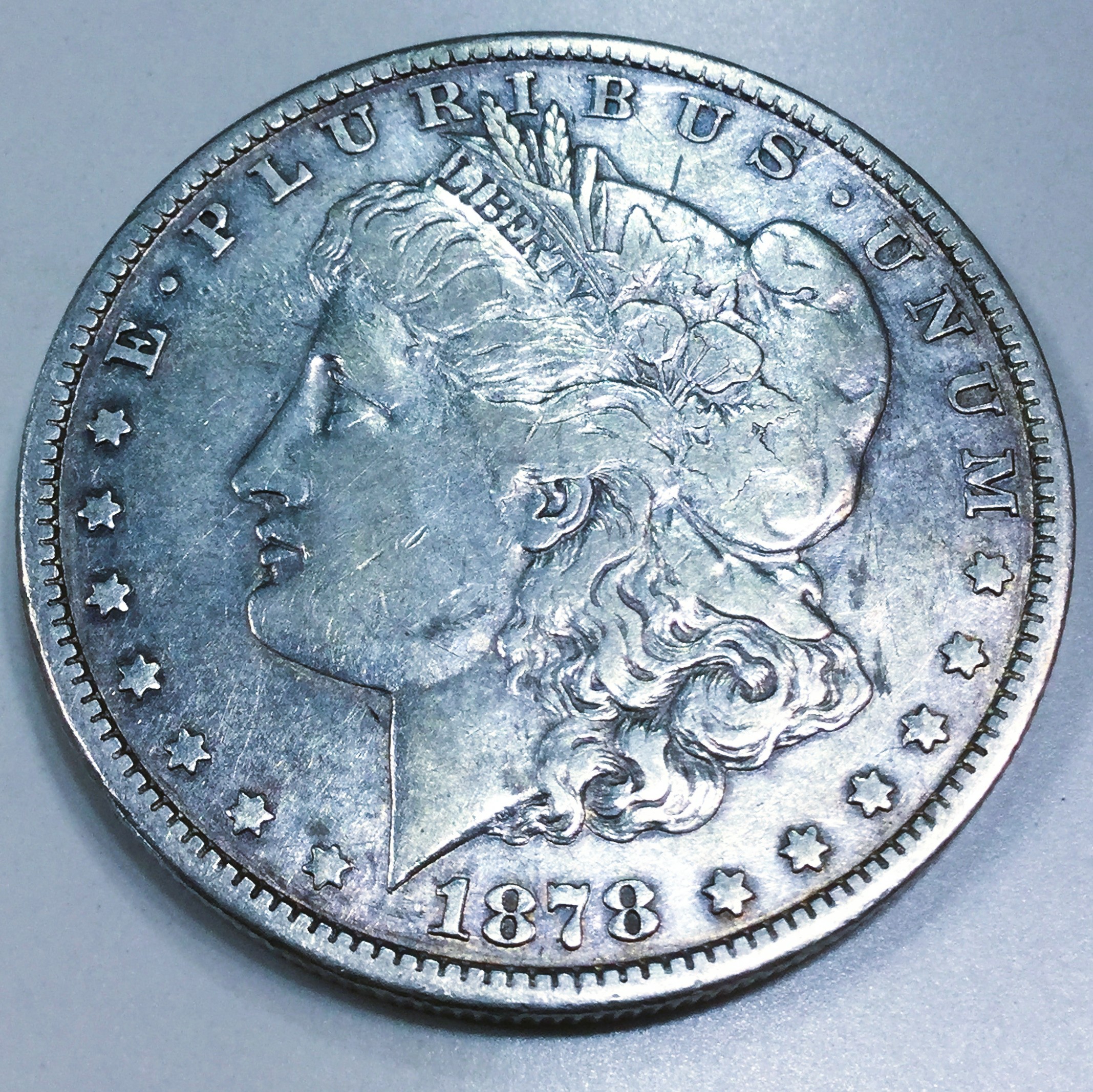 1878-CC Morgan Silver Dollar Beautiful High Grade Coin Rare Date 