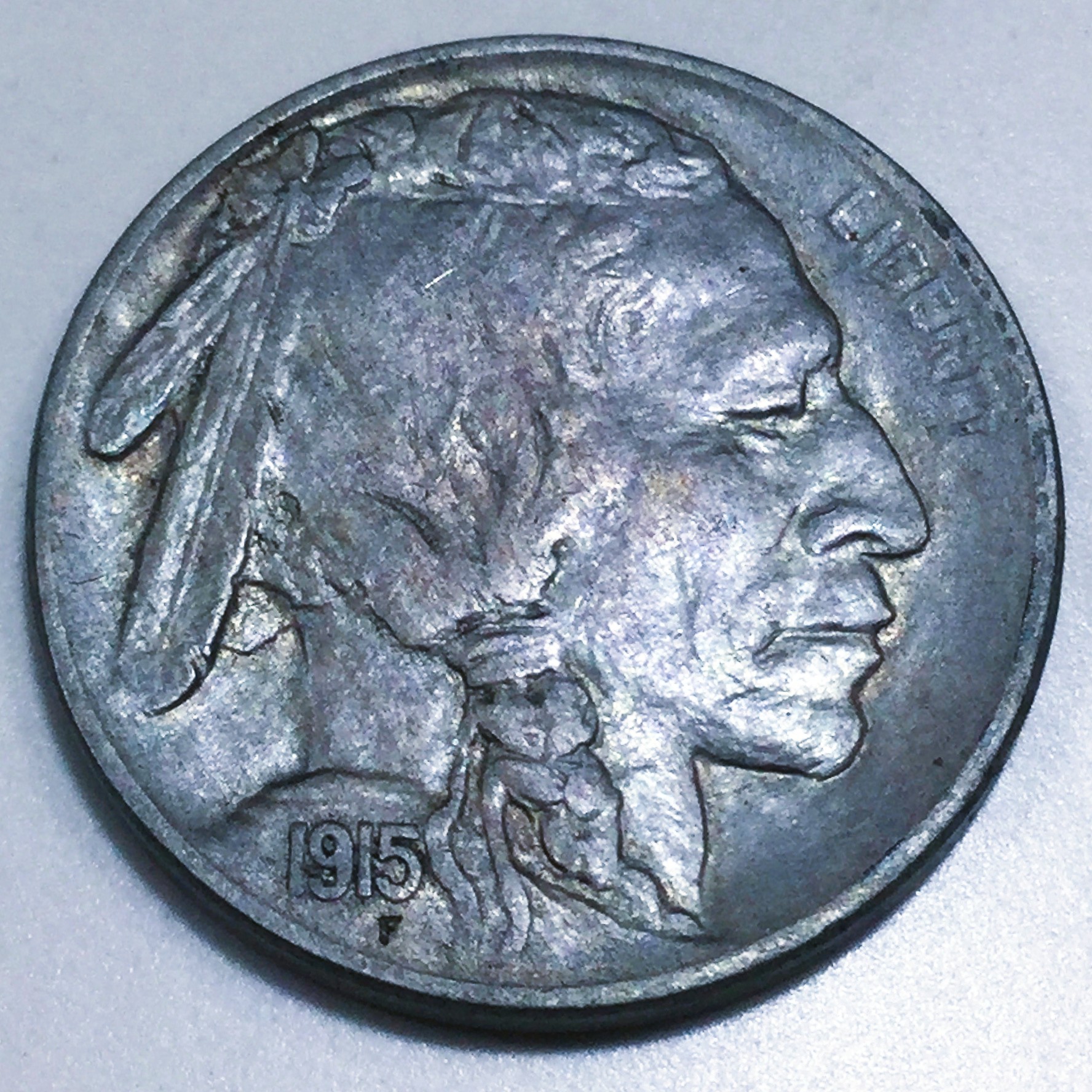 1915 AU/BU Buffalo Nickel Beautiful Coin 