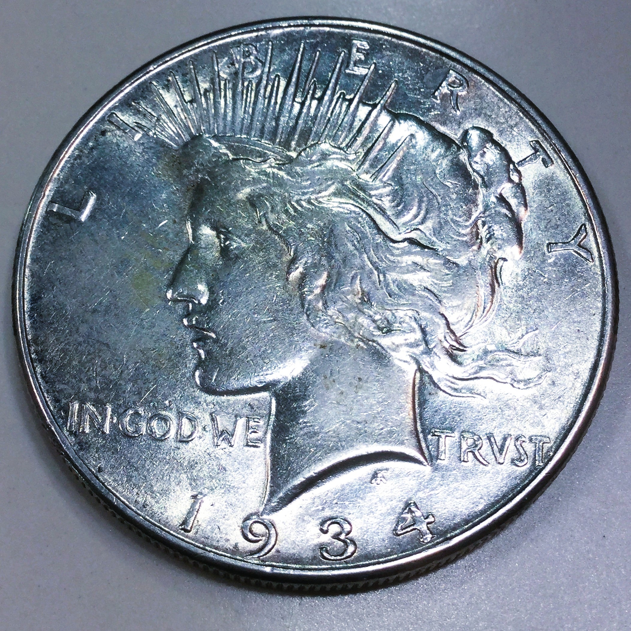 1934 Peace Silver Dollar Beautiful High Grade Coin Rare Date  