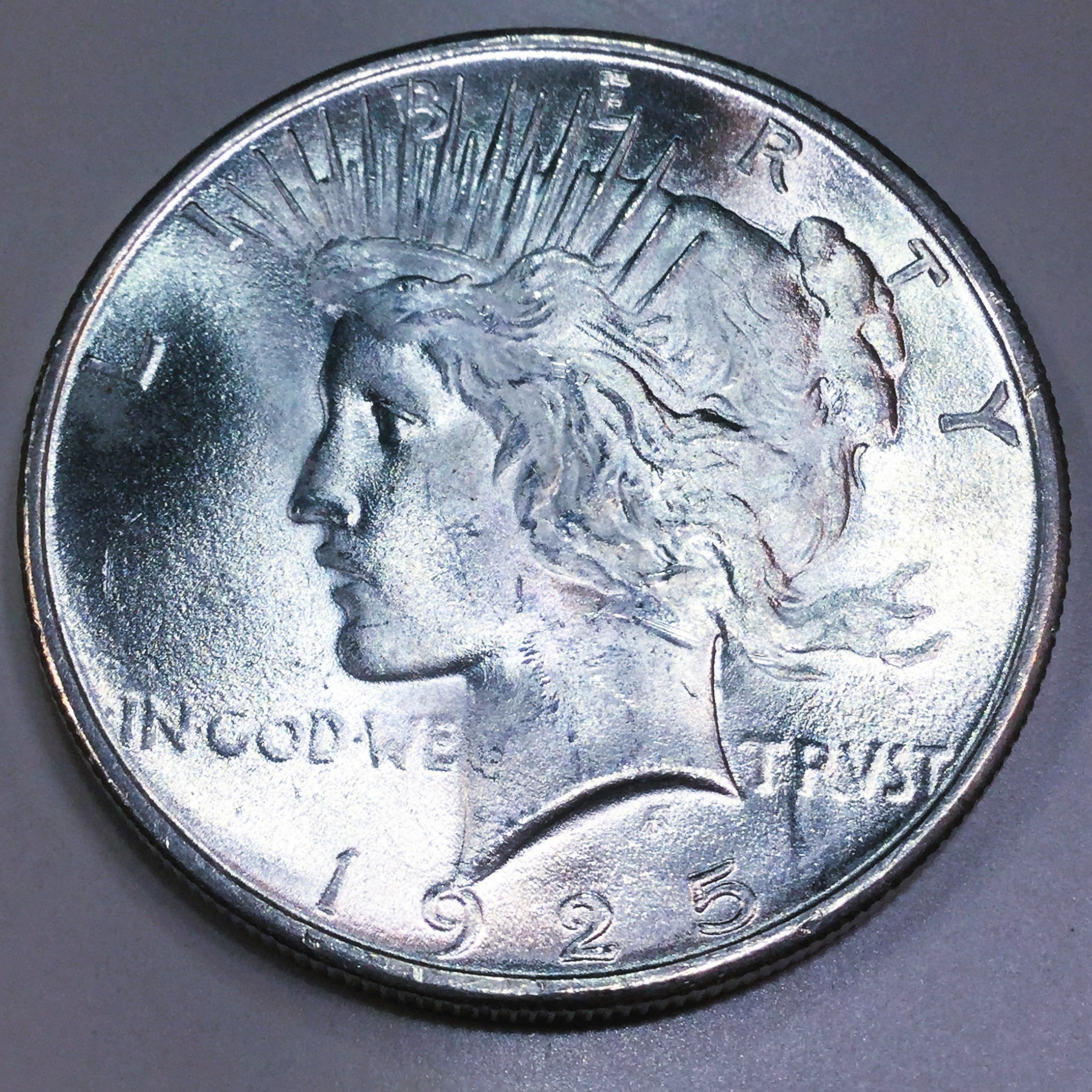 1925 Gem Uncirculated Peace Silver Dollar Beautiful Coin
