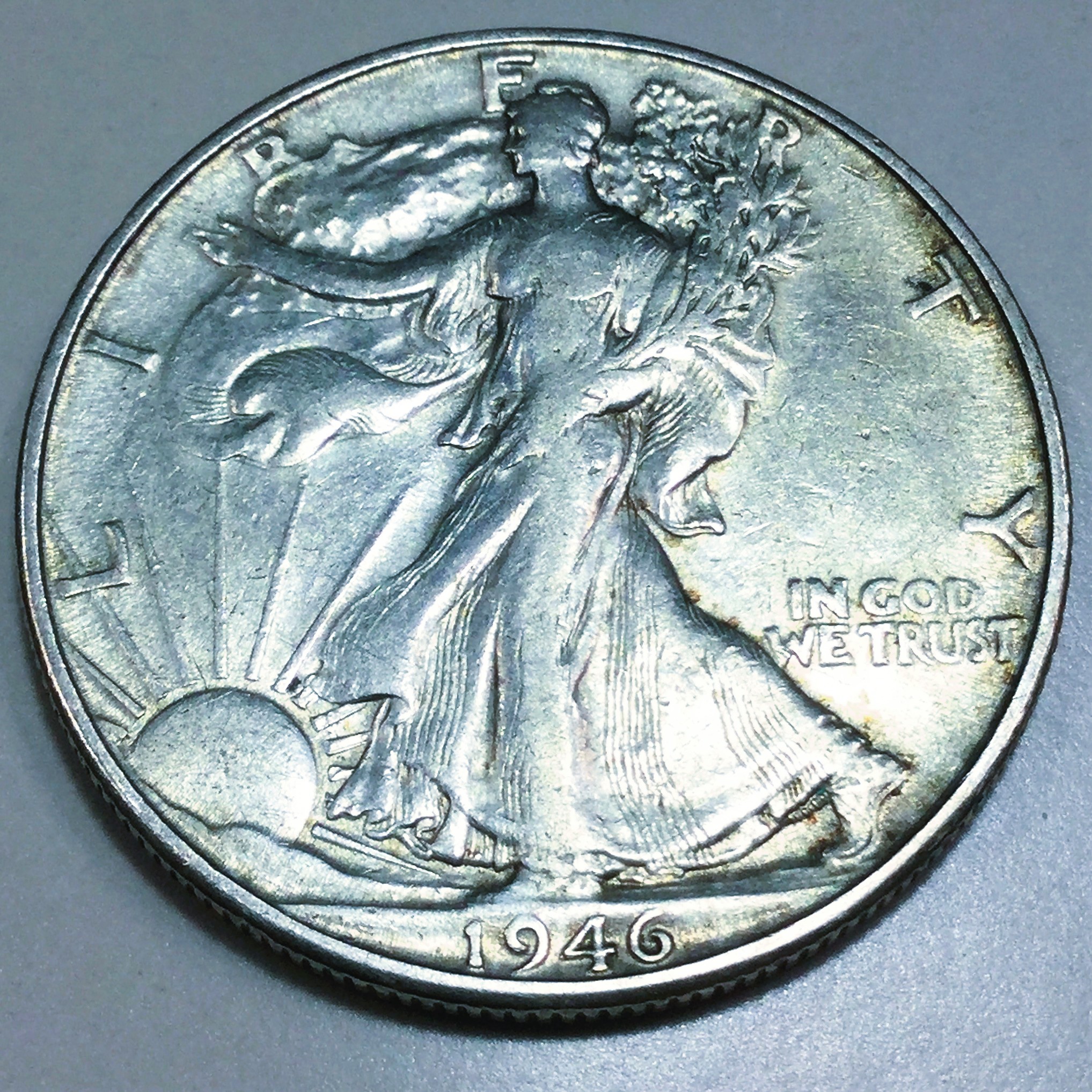 1946-D Walking Liberty Half Dollar Beautiful High Grade Coin